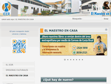 Tablet Screenshot of costarica.elmaestroencasa.com